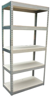 metalic shelving